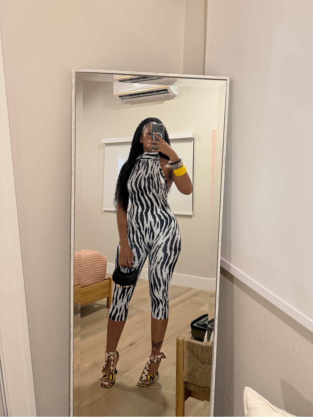 JLorraine Designs Zen Jumpsuit Zebra print